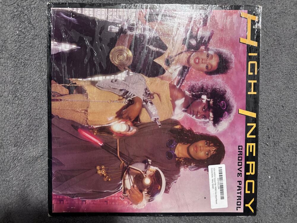 High Inergy Groove Patrol LP Vinyl Sealed Shrinkwrap Scuffed Cover R&B Soul